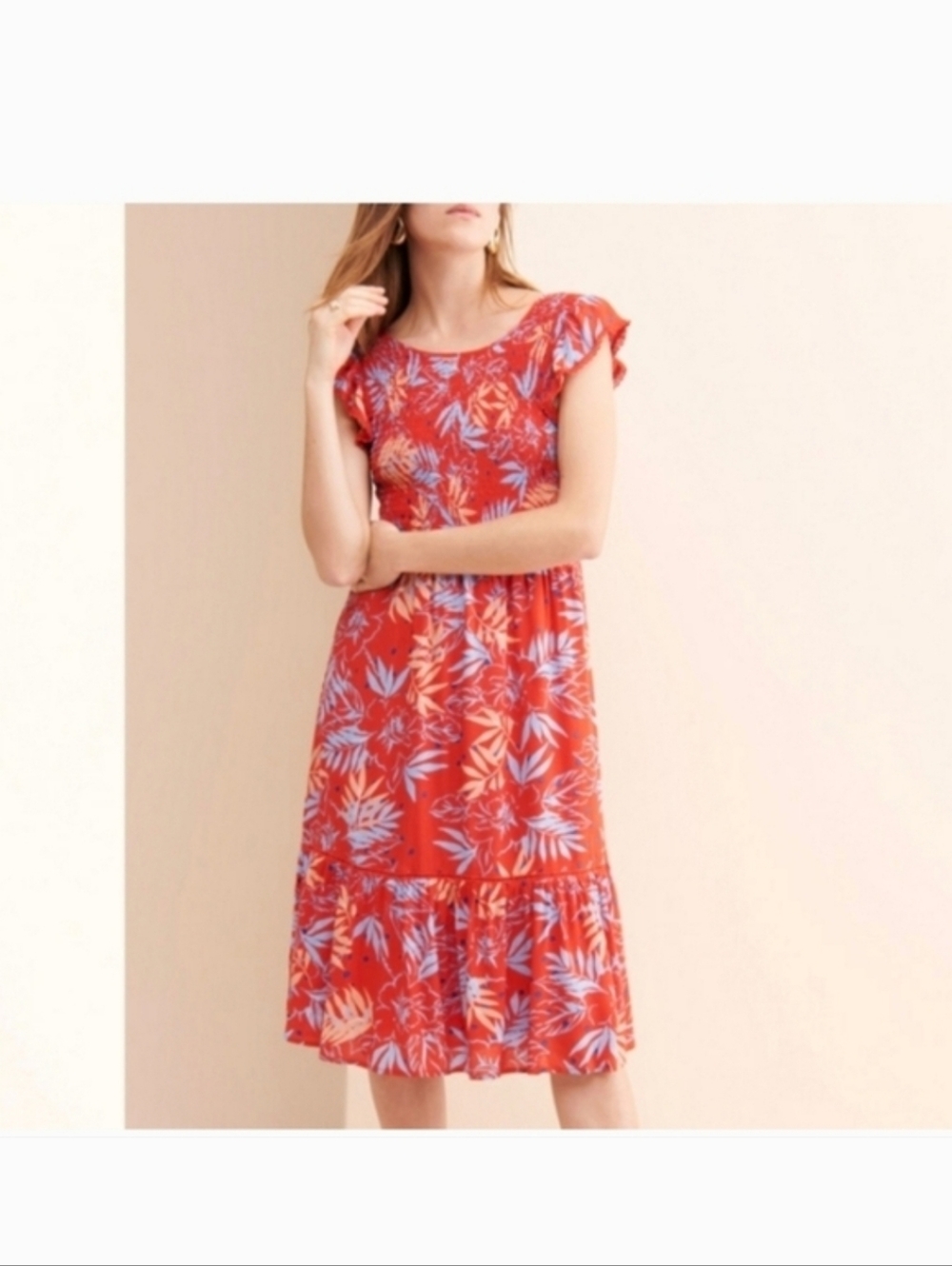 Lost And Wander Anthropologie  Always On Vacay Dress Sz S